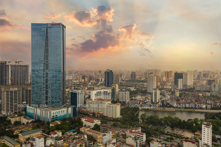 hinh anh thuc te lotte center hanoi