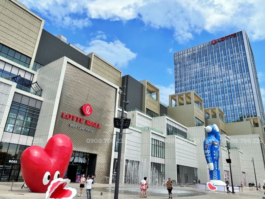 hinh anh thuc trung tam thuong mai lotte mall west lake hanoi